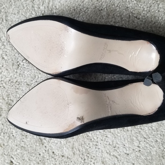 Zara Black Suede Pumps - Picture 3 of 3